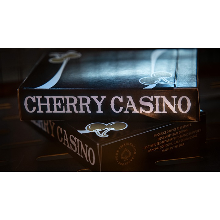 Cherry Casino (Monte Carlo Black and Gold) Playing Cards by Pure Imagination Projects