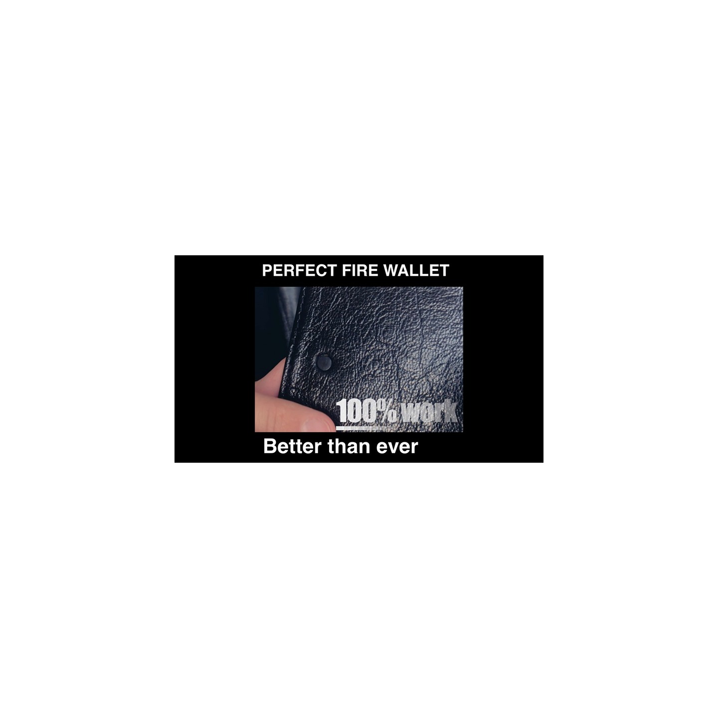 Perfect Fire Wallet by Victor Voitko