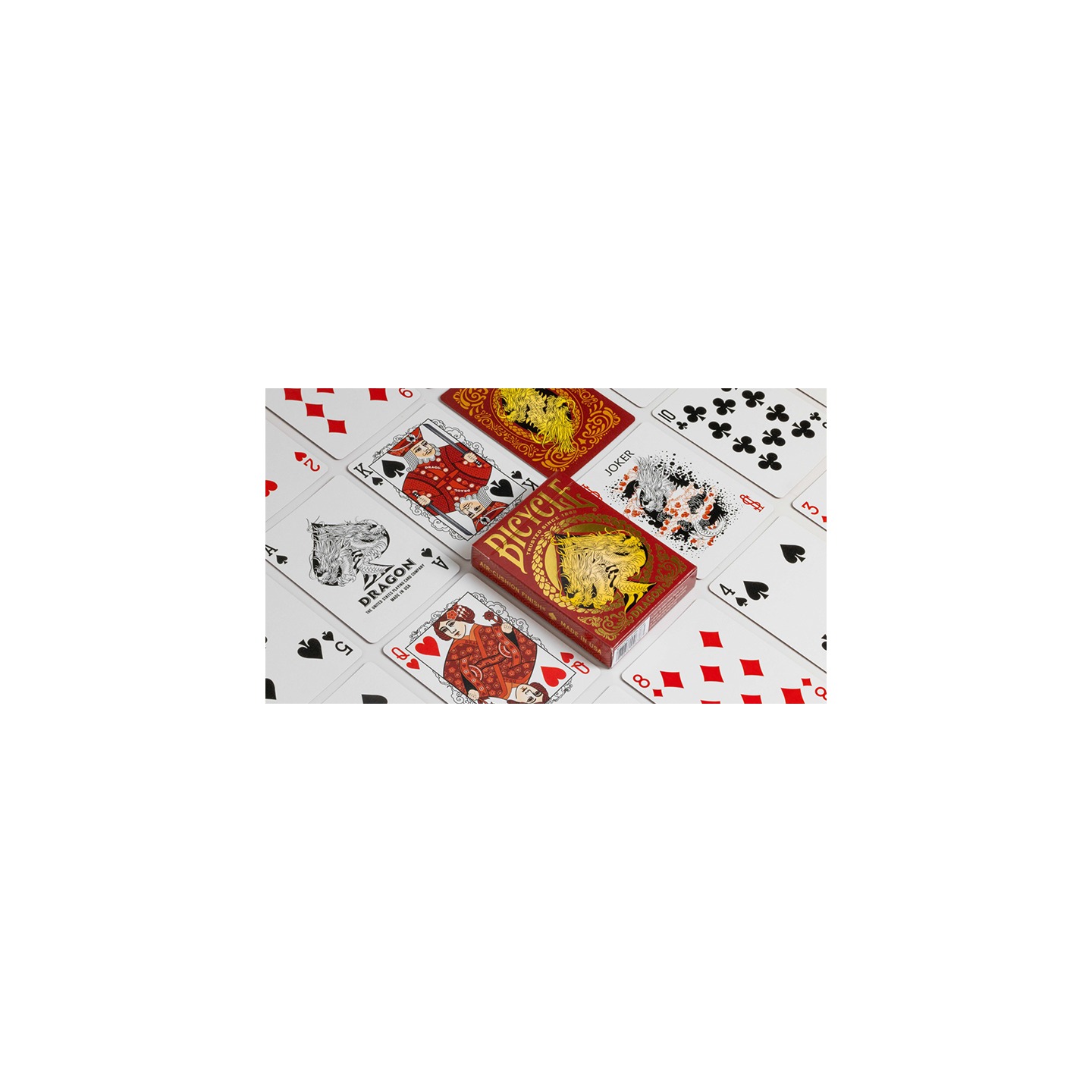Bicycle Dragon Red Playing Cards by US Playing Card Co