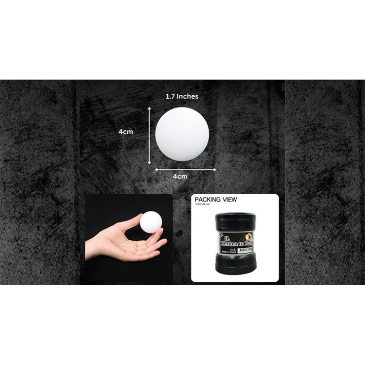 Return Ball (White, 1.7") by JL Magic