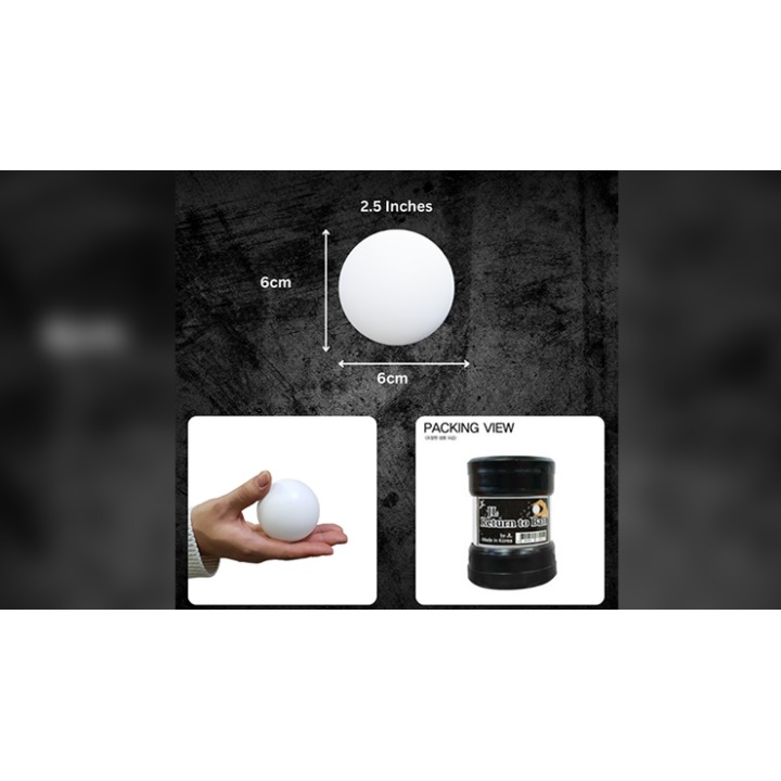 Return Ball (White, 2.5") by JL Magic