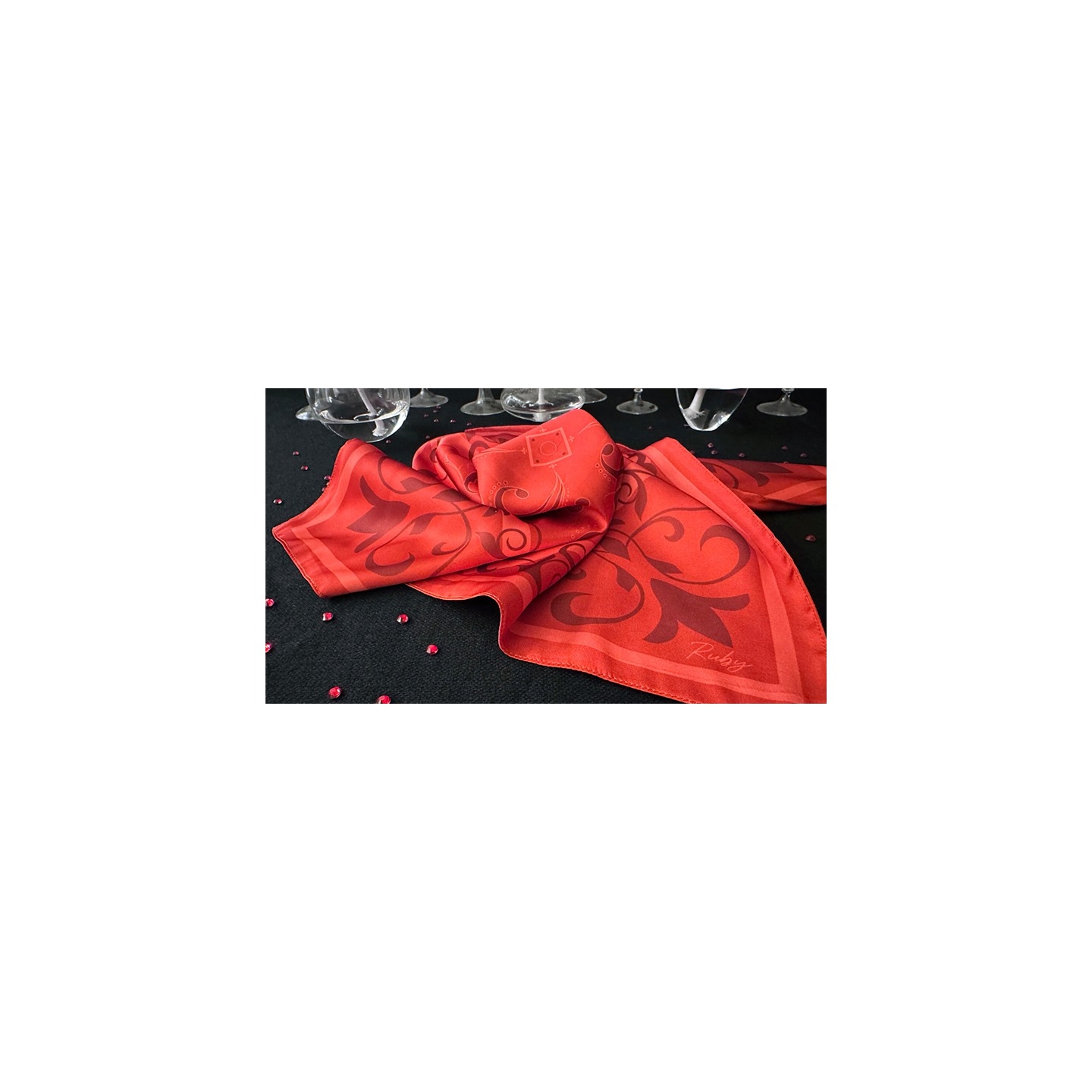Devil's Bandana V.3 - Precious Stones Collection by Lee Alex (Ruby Red)