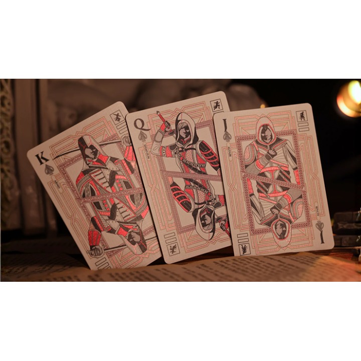 Assassin's Creed Legacy Version 2 Garnet (Hidden Blade Black) Playing Cards