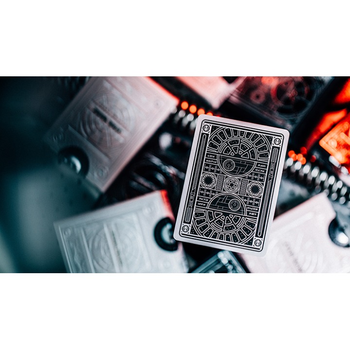 Star Wars Dark Side Silver Edition Playing Cards (Graphite Grey) by theory11