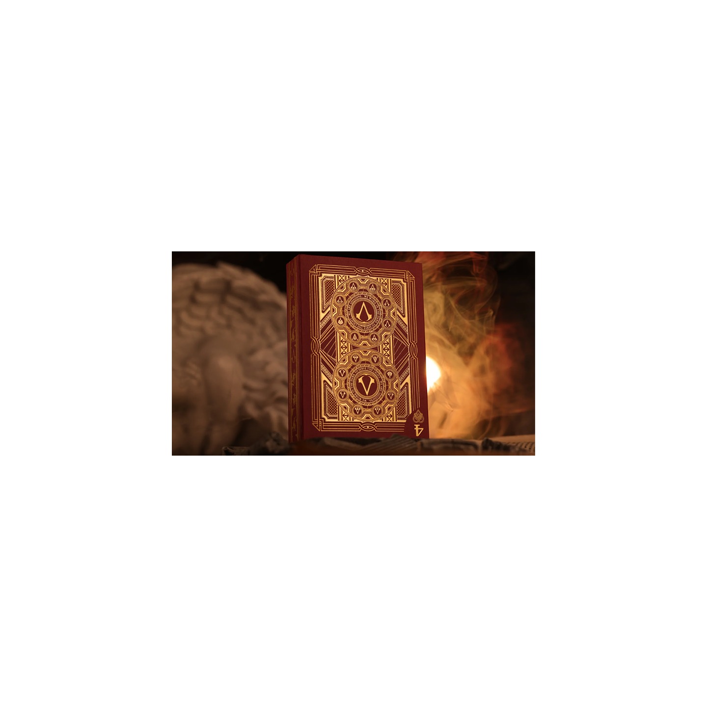 Assassin's Creed Legacy Version 2 Garnet (Hidden Blade Black) Playing Cards