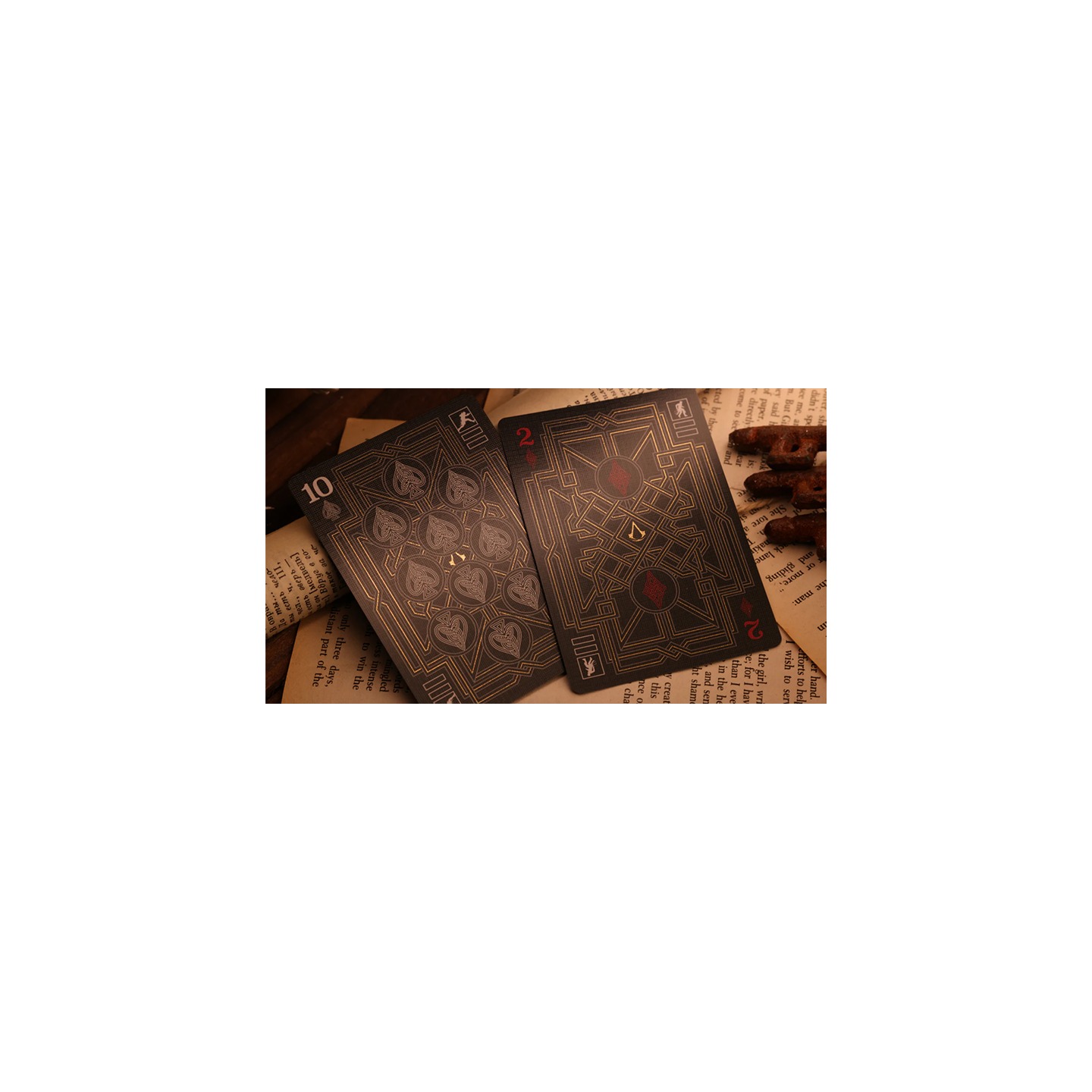 Assassin's Creed Legacy Version 2 Onyx (Hidden Blade) Playing Cards