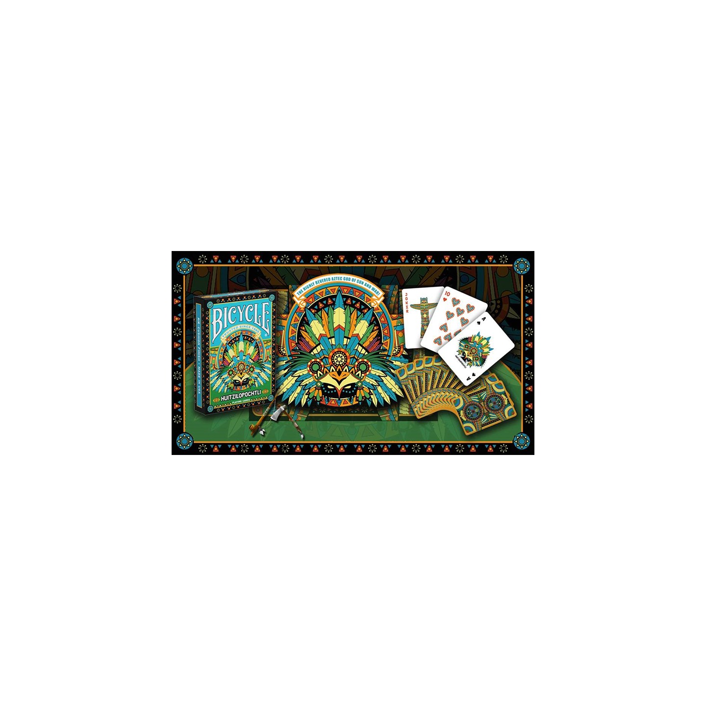 Bicycle Huitzilopochtli Playing Cards by Collectable Playing Cards