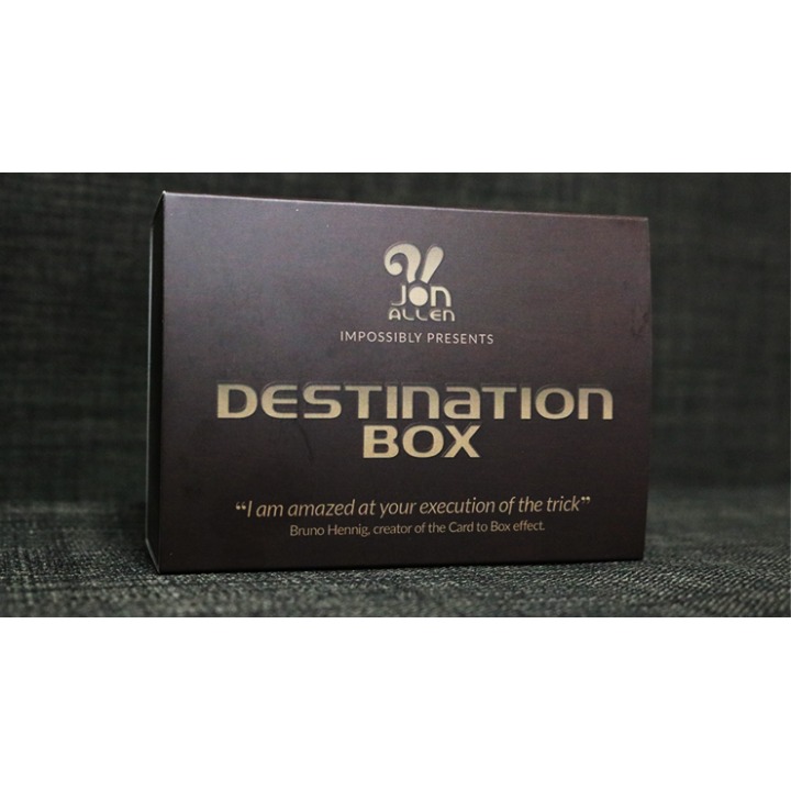 DESTINATION BOX (Gimmicks & Online Instructions) by Jon Allen