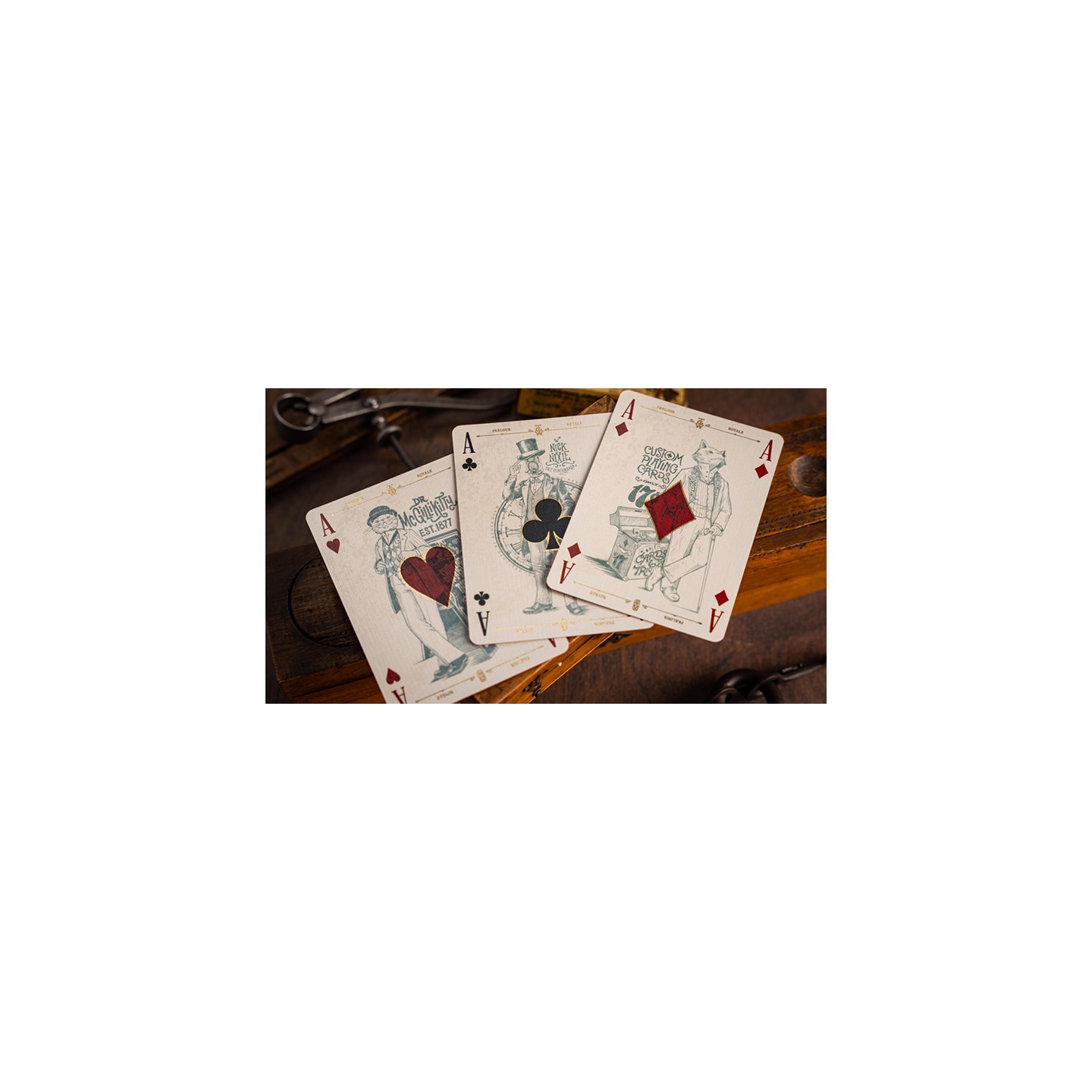 The Parlour Royale Ivory Edition (Red Edge Printing) Playing Cards