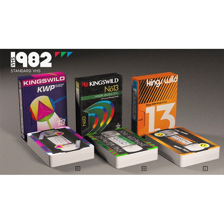 1982 VHS-State Champs Playing Cards by Kings Wild Project