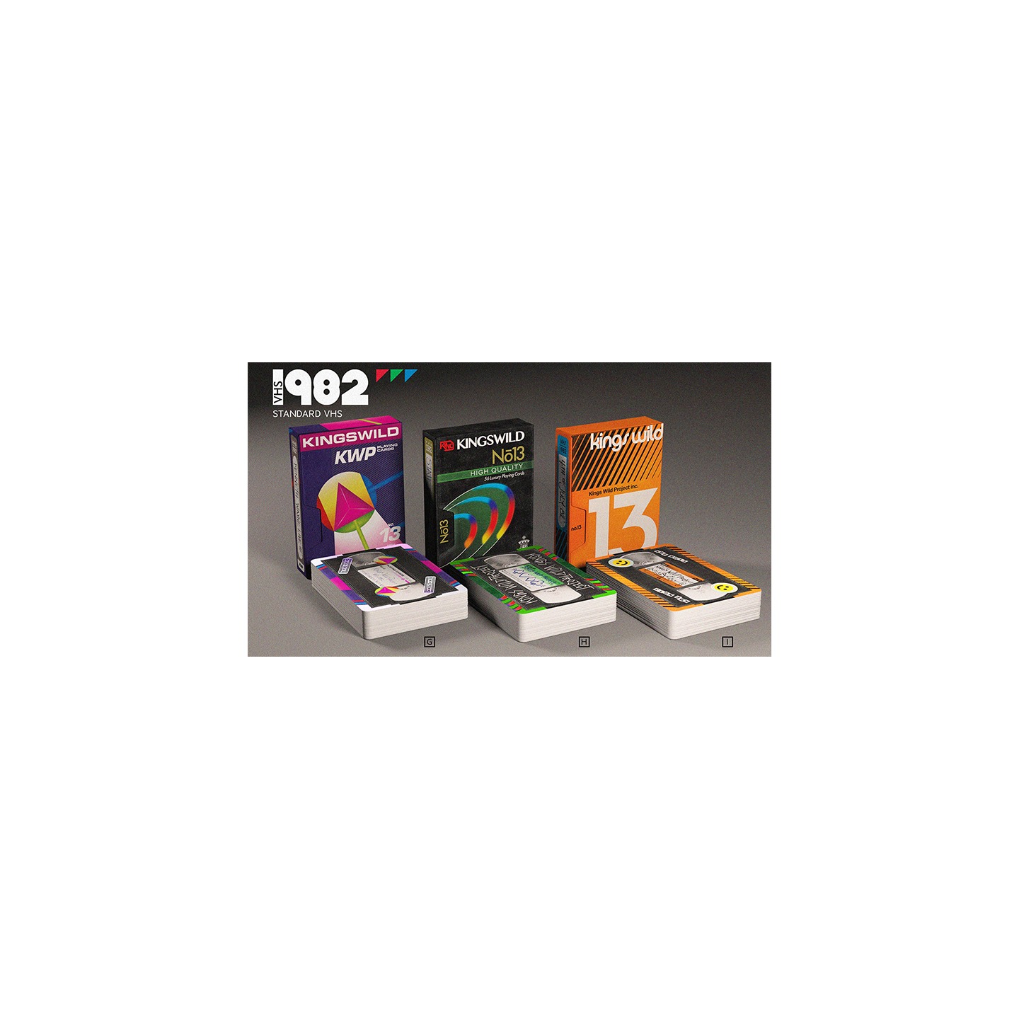1982 VHS-State Champs Playing Cards by Kings Wild Project