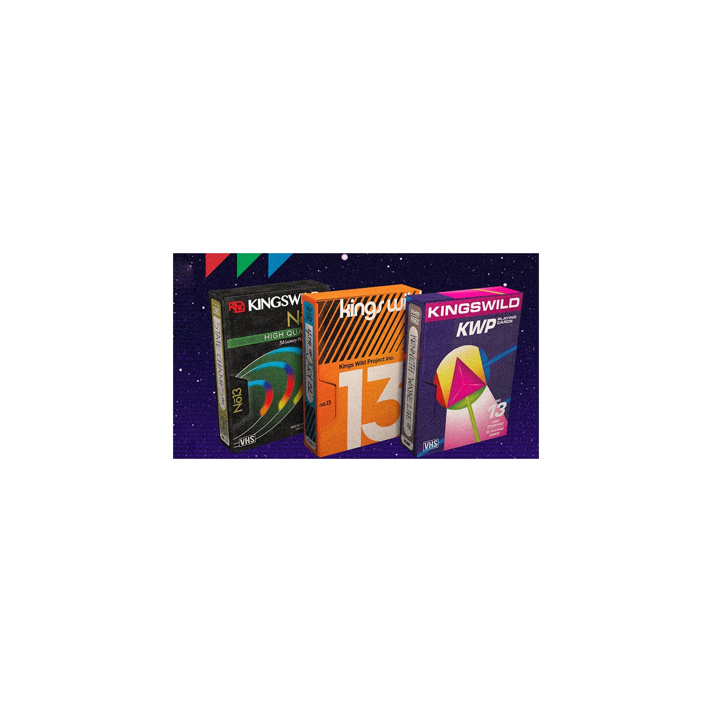 1982 VHS-4th of July Playing Cards by Kings Wild Project