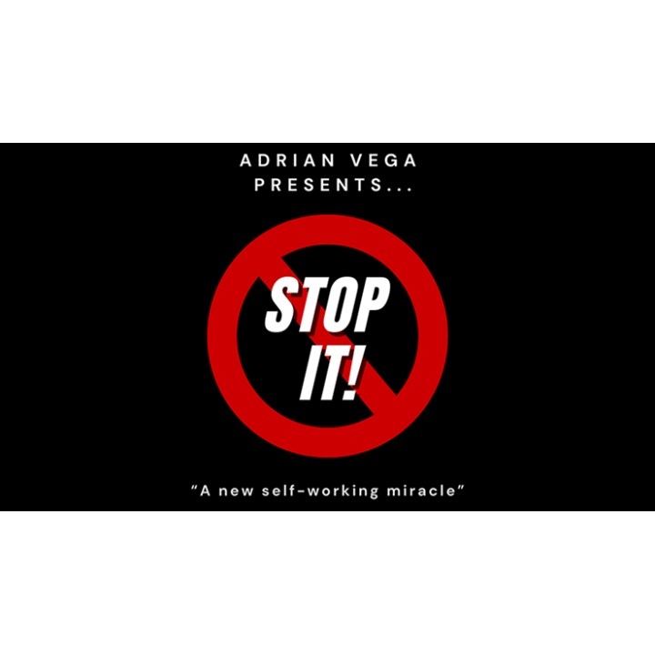 Stop It! (Blue) by Adrian Vega
