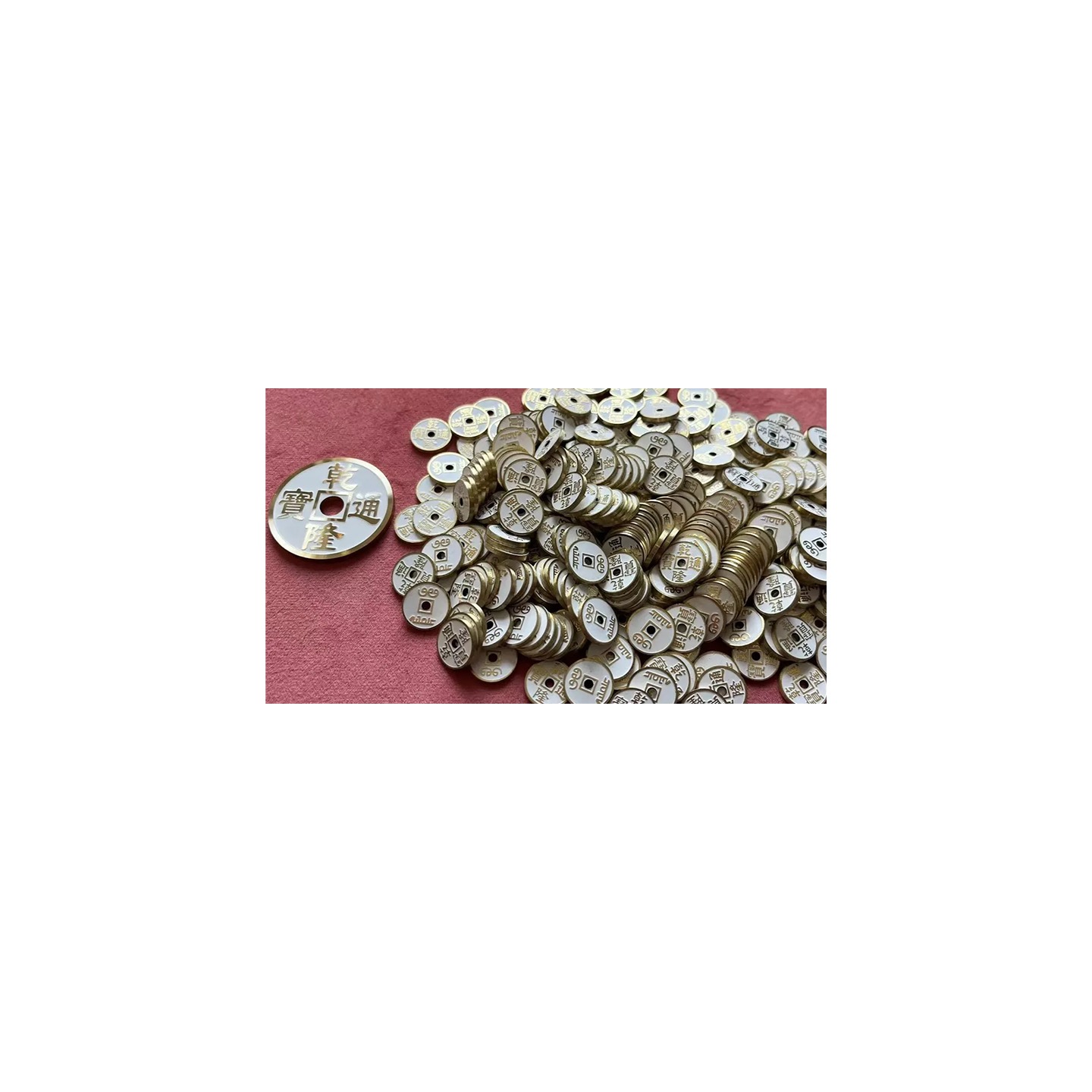 MINI CHINESE COIN WHITE by N2G