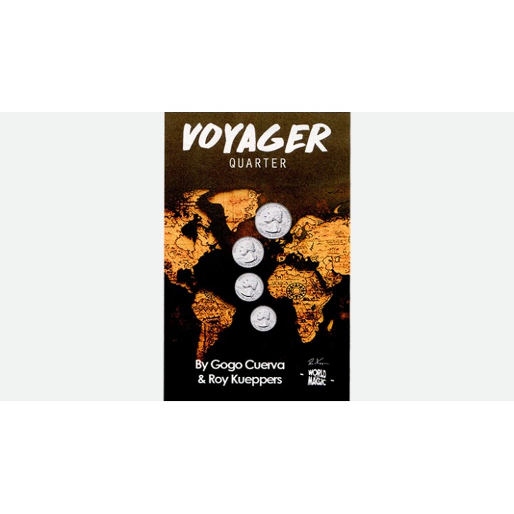 Voyager US Quarter (Gimmick and Online Instruction) by GoGo Cuerva