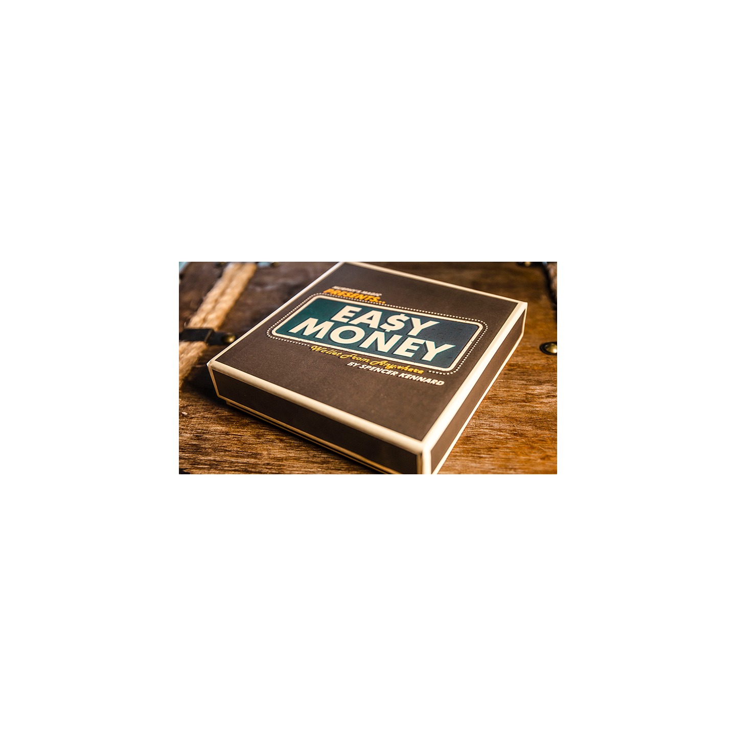 Easy Money Brown Wallet (Gimmick and Online Instructions) by Spencer Kennard