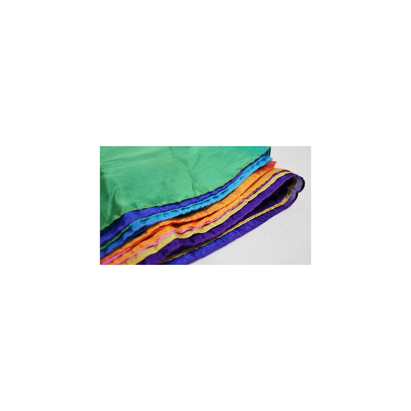 Multicolor Silk Streamer 4 inch by 15 feet from Magic by Gosh