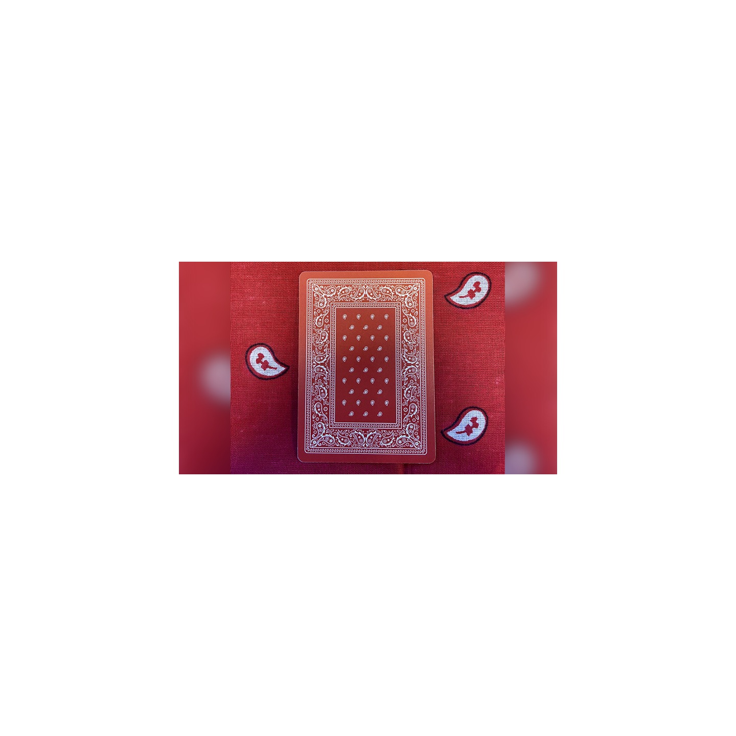 Bicycle Bandana (Red) Playing Cards