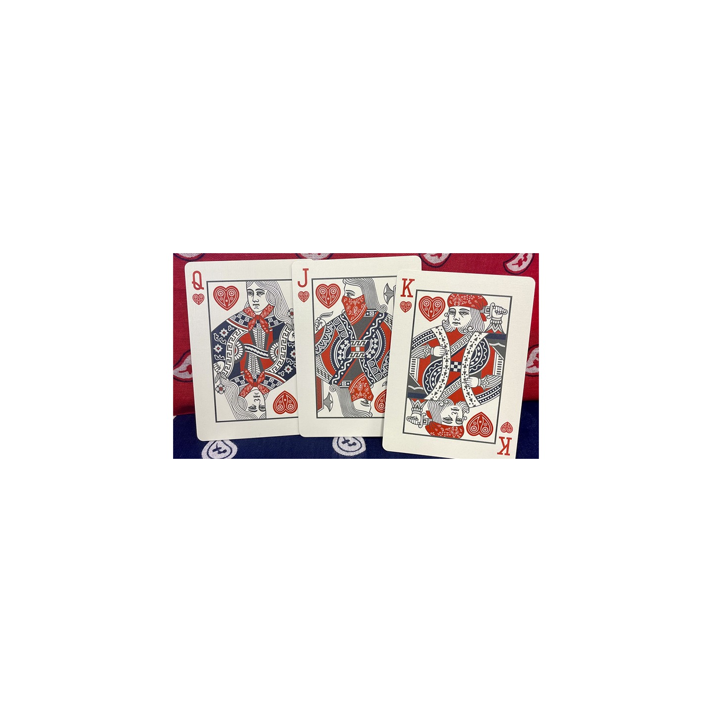 Bicycle Bandana (Red) Playing Cards