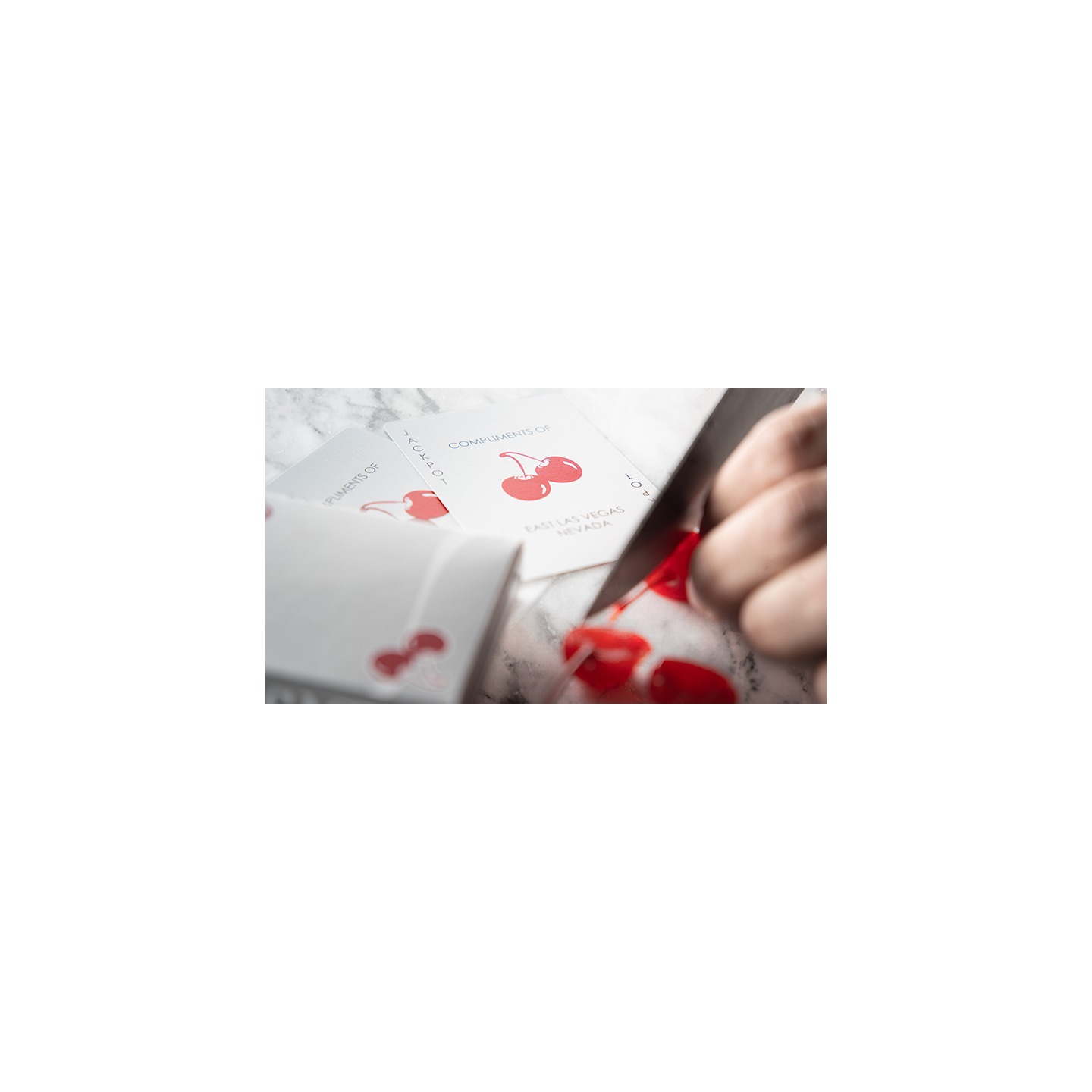 Cherry Casino (McCarran Silver) Playing Cards by Pure Imagination Projects