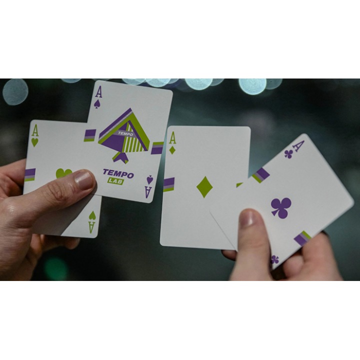 Tempo-Lab Purple Playing Cards