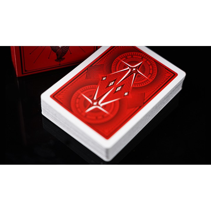 Mr. Black V1 (Red) Playing Cards