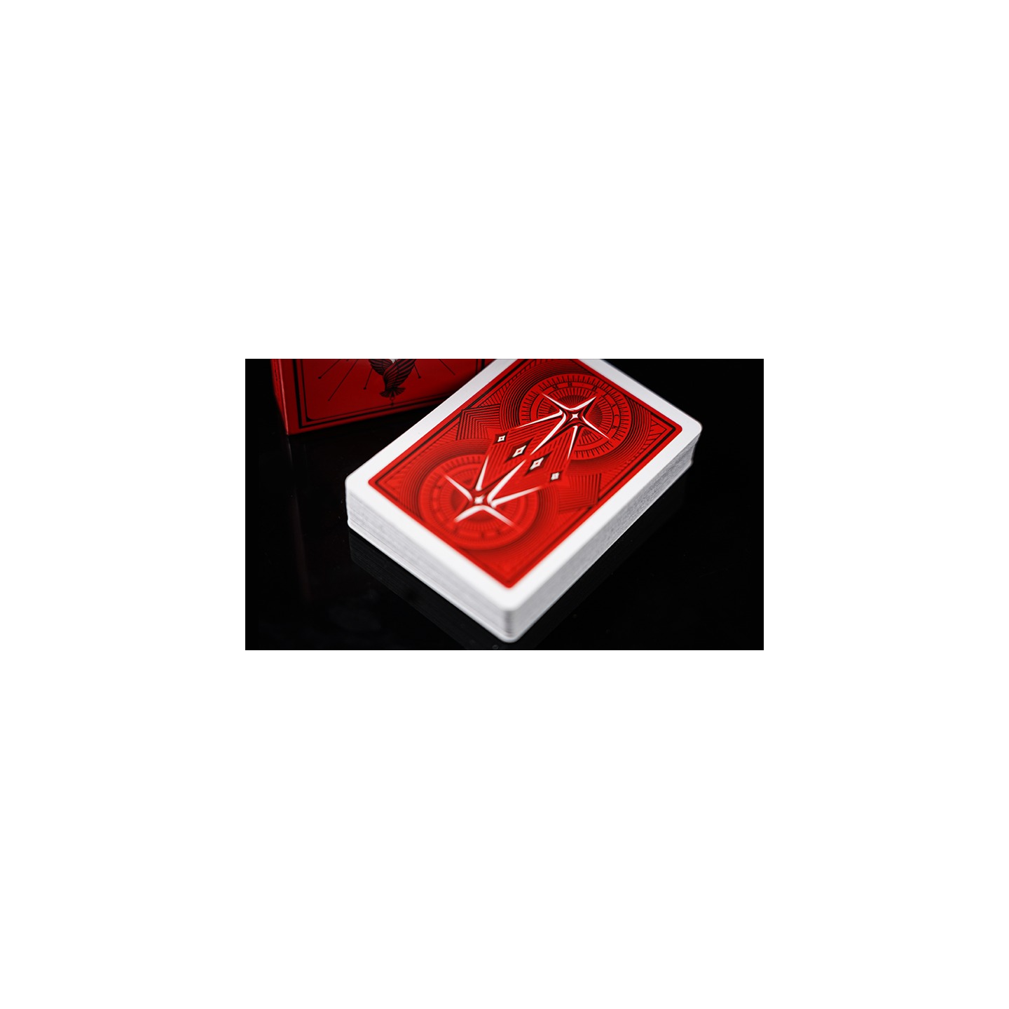 Mr. Black V1 (Red) Playing Cards