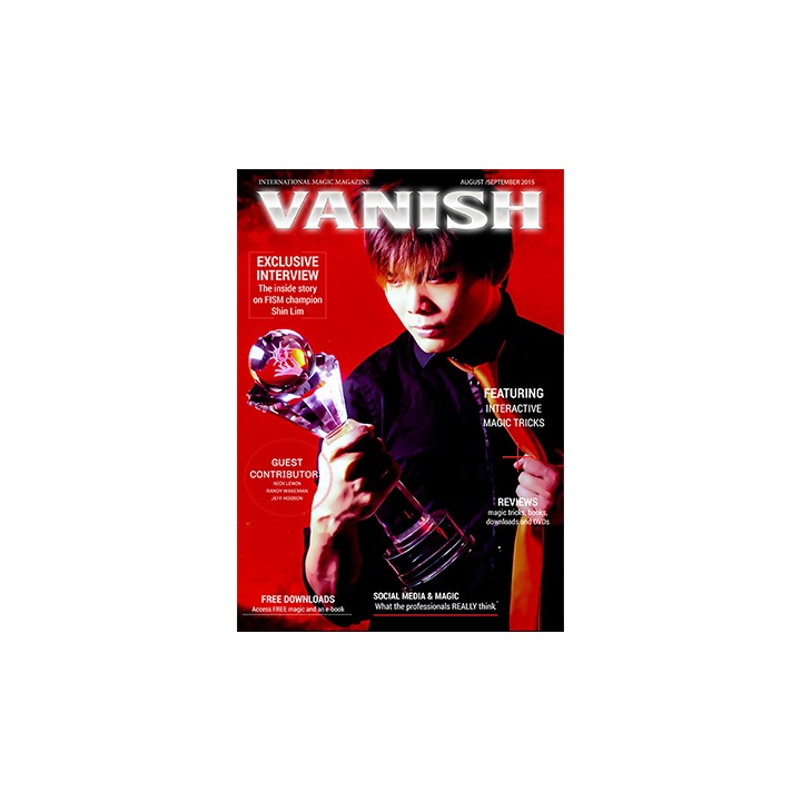 VANISH Magazine August/September 2015 - Shin Lim eBook DOWNLOAD