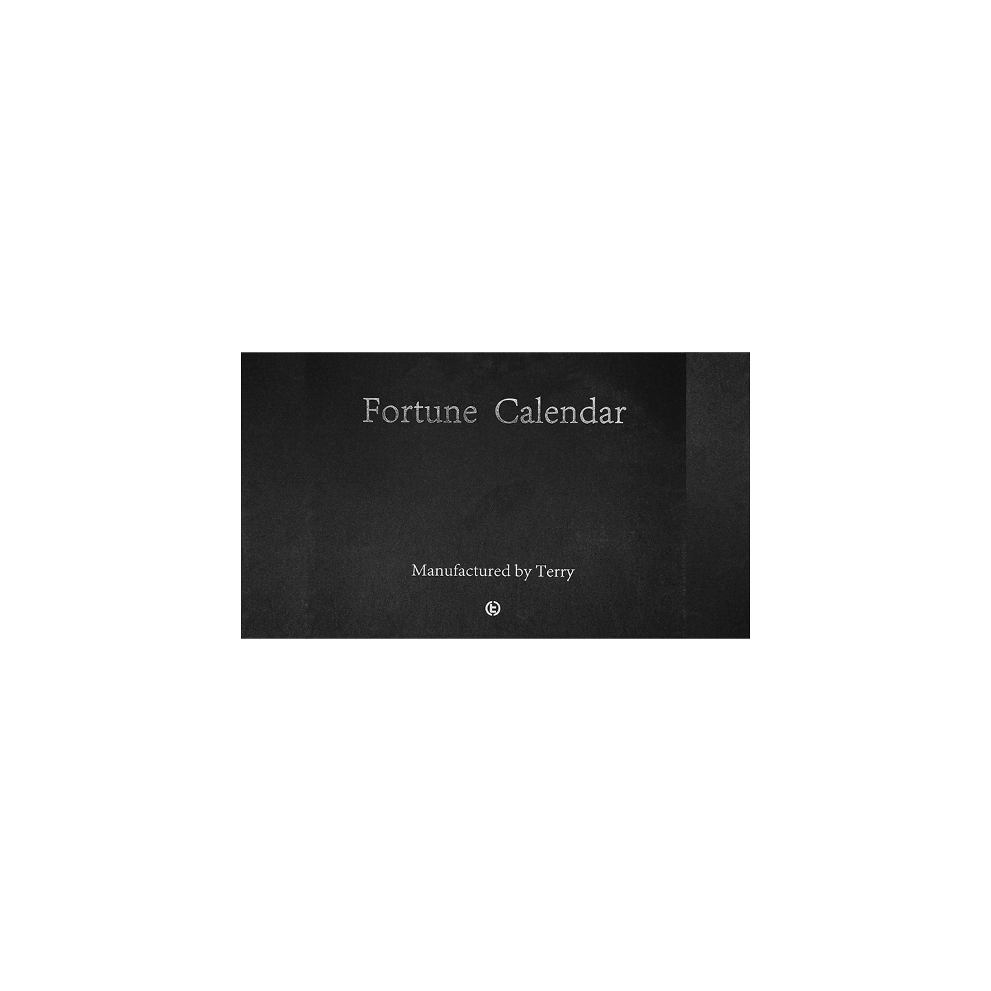 Fortune Calendar (Walnut) by TCC and Terry Chou