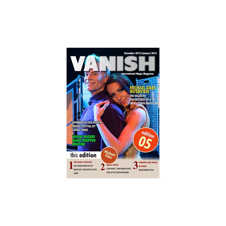 VANISH Magazine December 2012/January 2013 - Michael Giles eBook DOWNLOAD