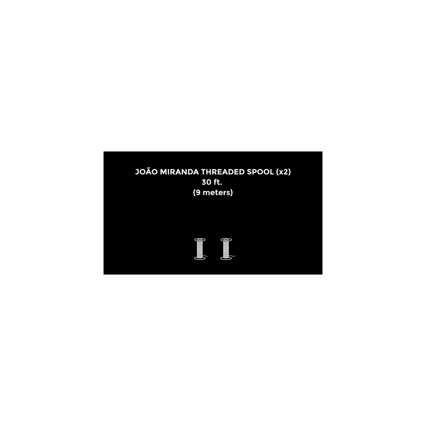 PRE-SPOOLED THREAD FOR GRAVITY REEL AND LEVIOSA (2PK) by Joao Miranda