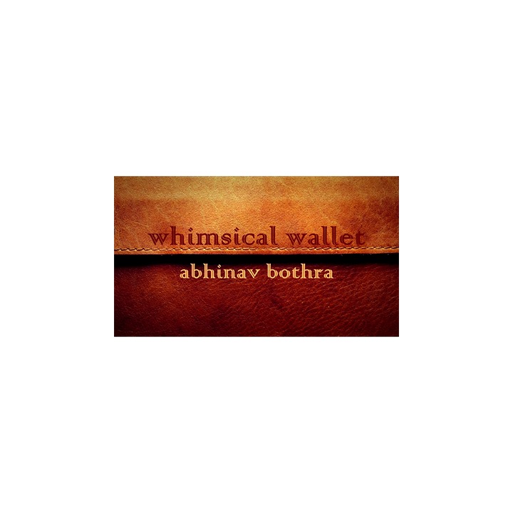 Whimsical Wallet by Abhinav Bothra - Video DOWNLOAD