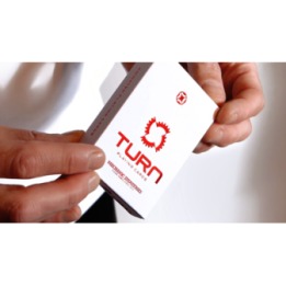 TURN (Red) Playing Cards by Mechanic Industries