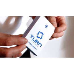 TURN (Blue) Playing Cards by Mechanic Industries