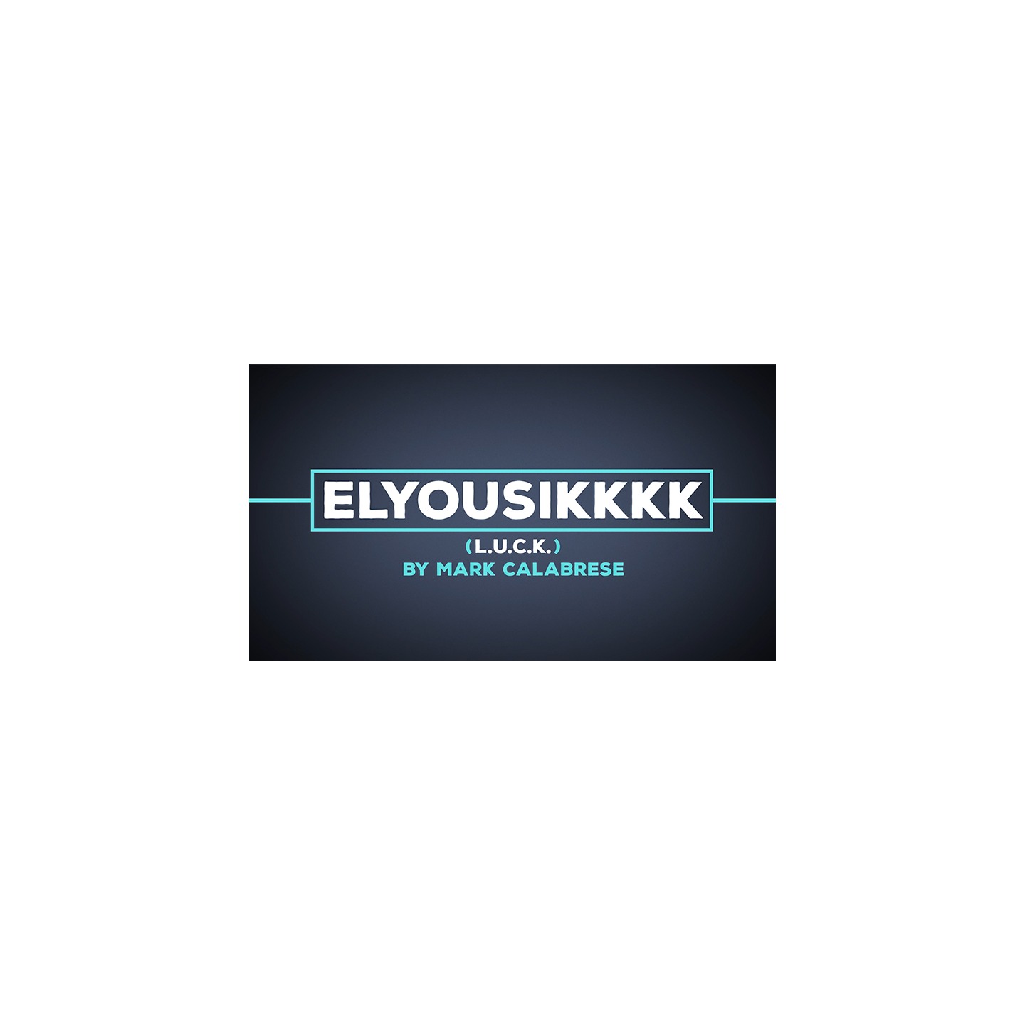 Elyousikkkk (L.U.C.K.) by Mark Calabrese video DOWNLOAD
