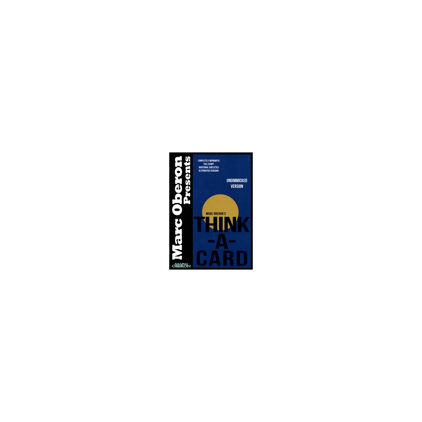 Thinka-Card (ungimmicked version) by Marc Oberon - ebook