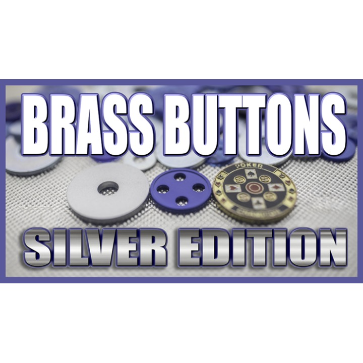 BRASS BUTTONS SILVER EDITION (Gimmicks and Online Instruction) by Matthew Wright