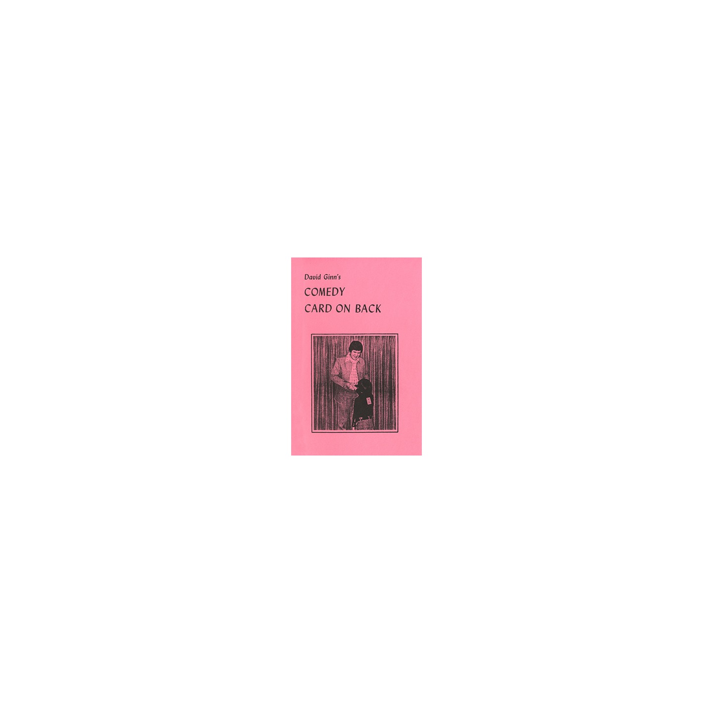 Comedy Card On Back by David Ginn - eBook DOWNLOAD