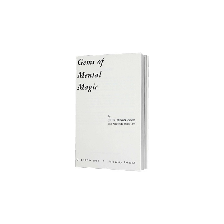 Gems of Mental Magic by Arthur Buckley and The Conjuring Arts Research Center - eBook DOWNLOAD