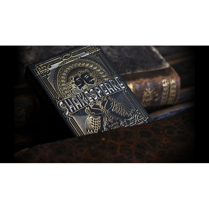 Shakespeare (Black) Playing Cards