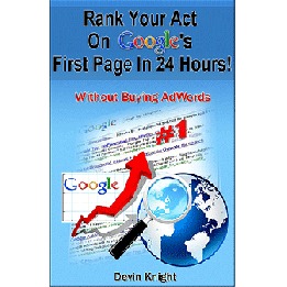 How To Rank Your Act on Google by Devin Knight - eBook DOWNLOAD