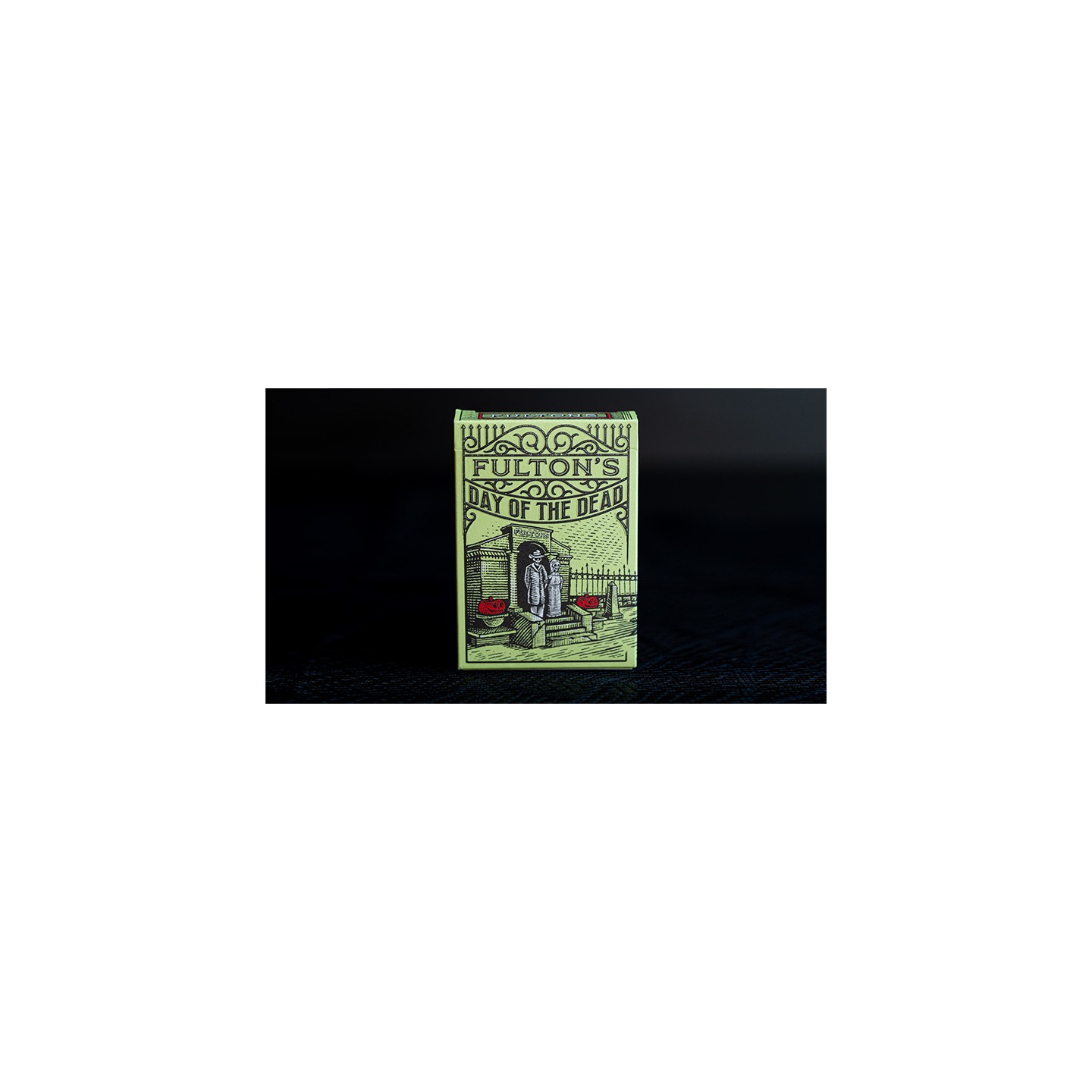 FULTON'S Day Of The Dead Green Edition Playing Cards
