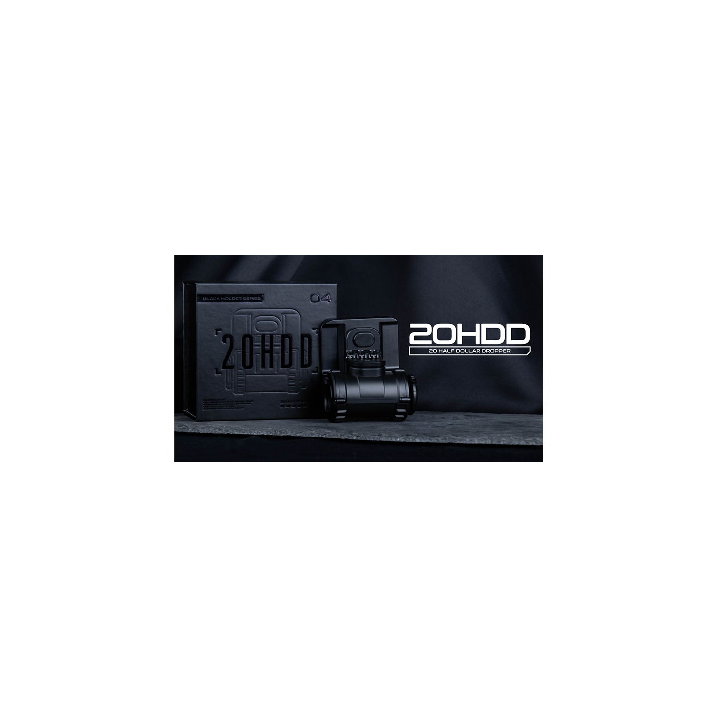 Hanson Chien Presents 20HDD (20 Half Dollar Dropper) by Ochiu Studio (Black Holder Series)