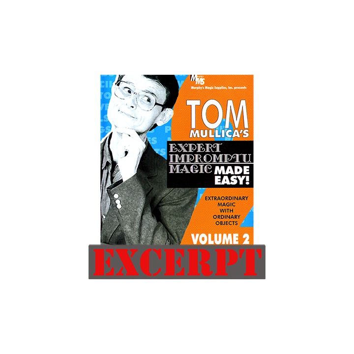 The Indian Bean Mystery video DOWNLOAD (Excerpt of Mullica Expert Impromptu Magic Made Easy Tom Mullica- 2, DVD)