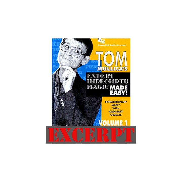 Karrel Fox's Napkin Vanish video DOWNLOAD (Excerpt of Mullica Expert Impromptu Magic Made Easy Tom Mullica- 1, DVD)