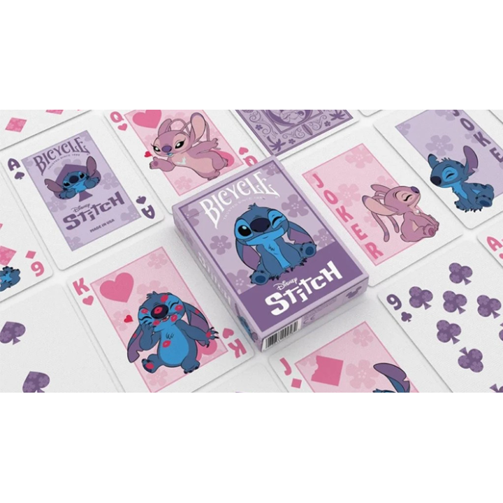 Bicycle Disney Stitch (Purple) Playing Cards by US Playing Card Co