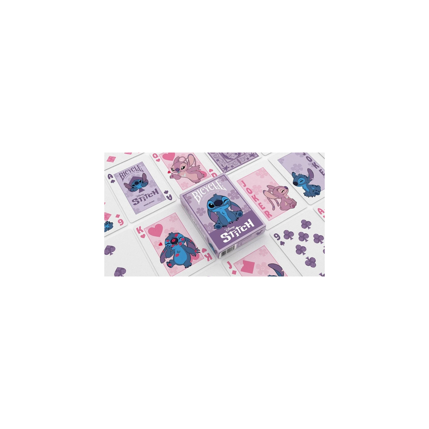 Bicycle Disney Stitch (Purple) Playing Cards by US Playing Card Co