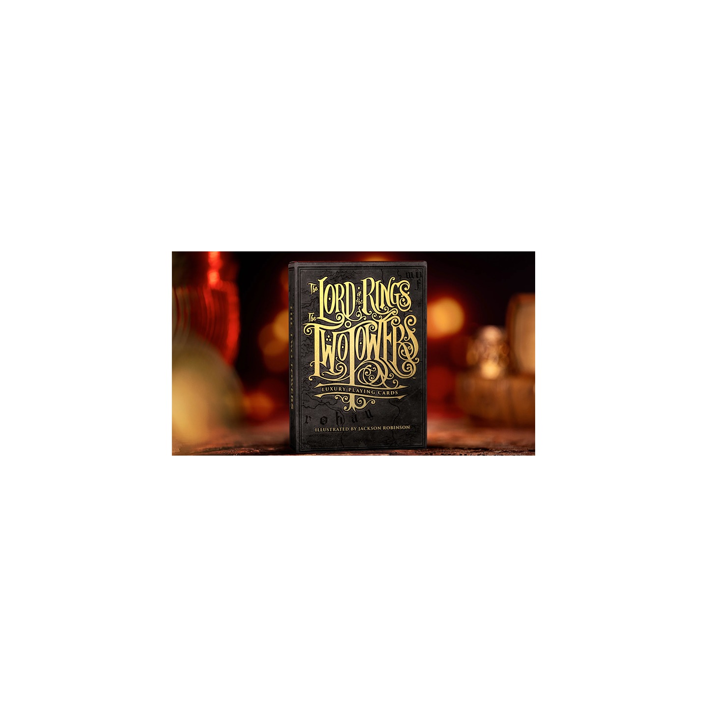 The Lord of the Rings - Two Towers Playing Cards (Gilded Edition) by Kings Wild