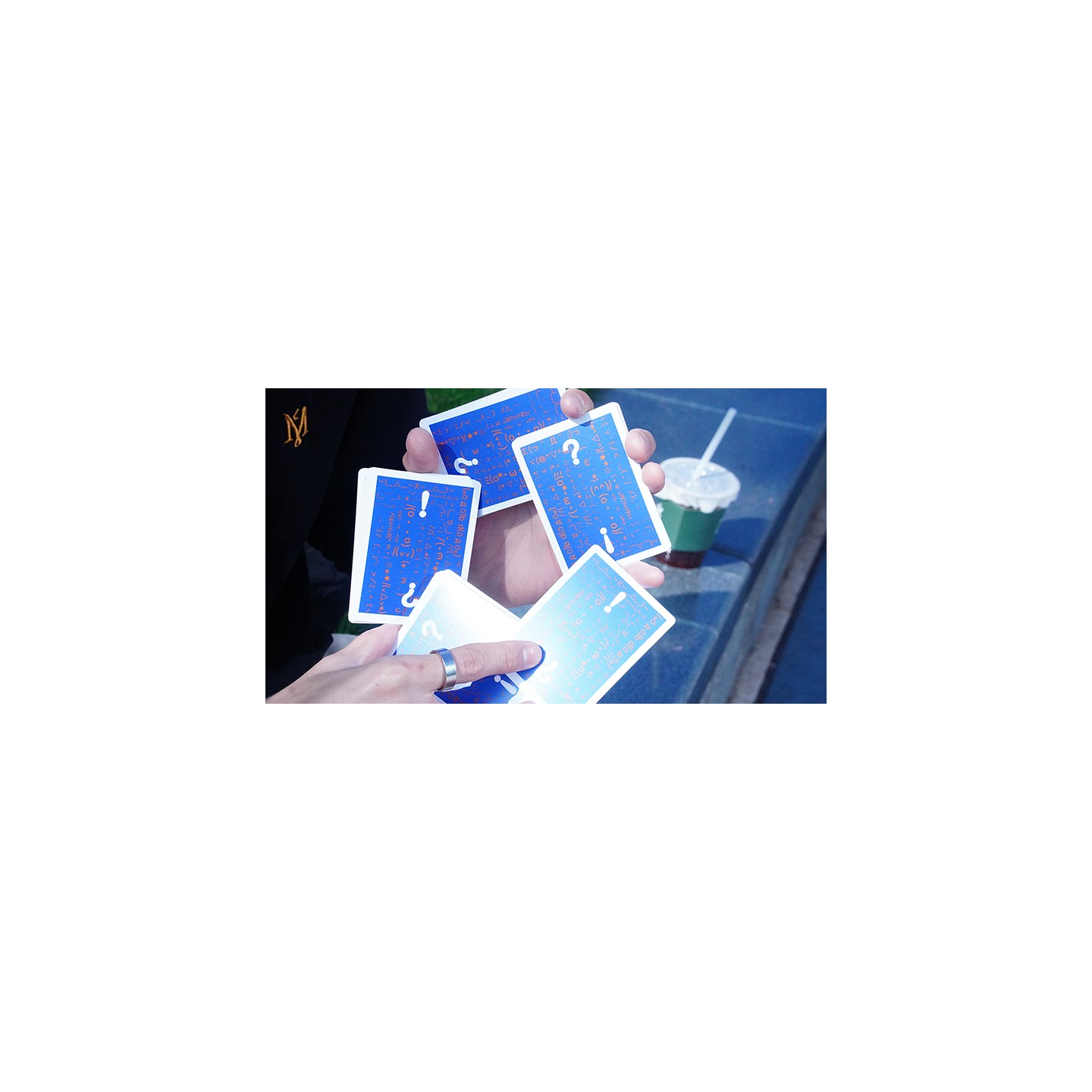 Simple Doodle (Color) Playing Cards by Bacon Playing Card