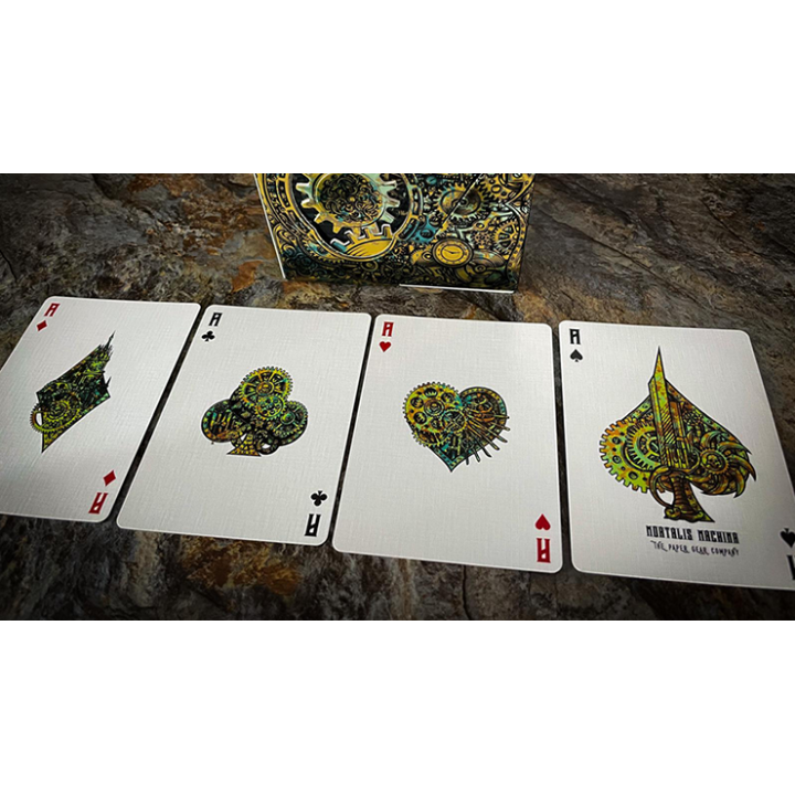 Mortalis Machina Cobalt Standard Edition Playing Cards